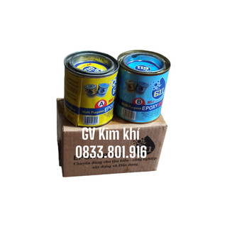 Keo dán đa năng, Keo AB Epoxy 611 273g, 2 thành phần, keo siêu dính đa năng, keo gắn bu lông, dán đá, sắt, nhựa