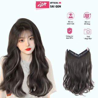 Tóc Kẹp dải 3/4 Đầu,Xoăn Sóng Hấp Dẫn