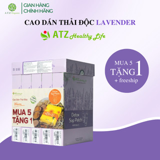 Combo Cao Dán Thải Độc Kim Loại Nặng ATZ Healthy Life - Mua 5 tặng 1