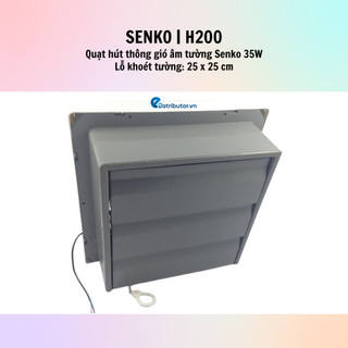 [HỎA TỐC] Quạt Hút Thông Gió Senko H200 2 chiều