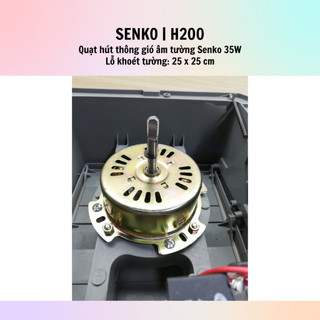 [HỎA TỐC] Quạt Hút Thông Gió Senko H200 2 chiều