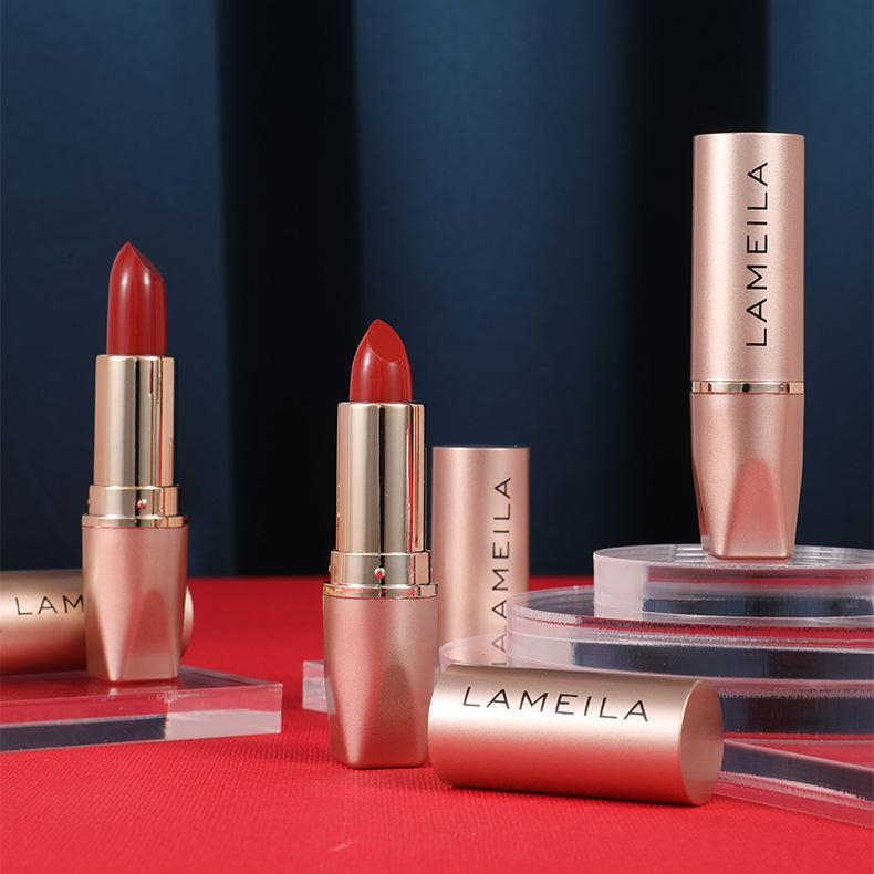 Son môi lì không trôi trong nước màu nội địa trung chính hãng Lameila màu son đỏ đẹp không bao giờ lỗi Thuleeshop