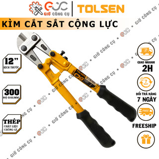 Kìm cắt sắt cộng lực thép hợp kim - kềm cộng lực 12’’/300mm 10241 - cắt sắt, hàng rào – tay cầm chắc chắn an toàn tolsen