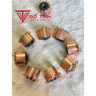 Cổ góp quạt 12 lam đồng. cổ góp động cơ 8x23x19mm