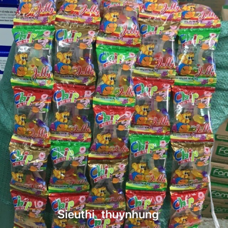 Dây 10 Gói Kẹo Jelly Chip Hải Hà gói 16g