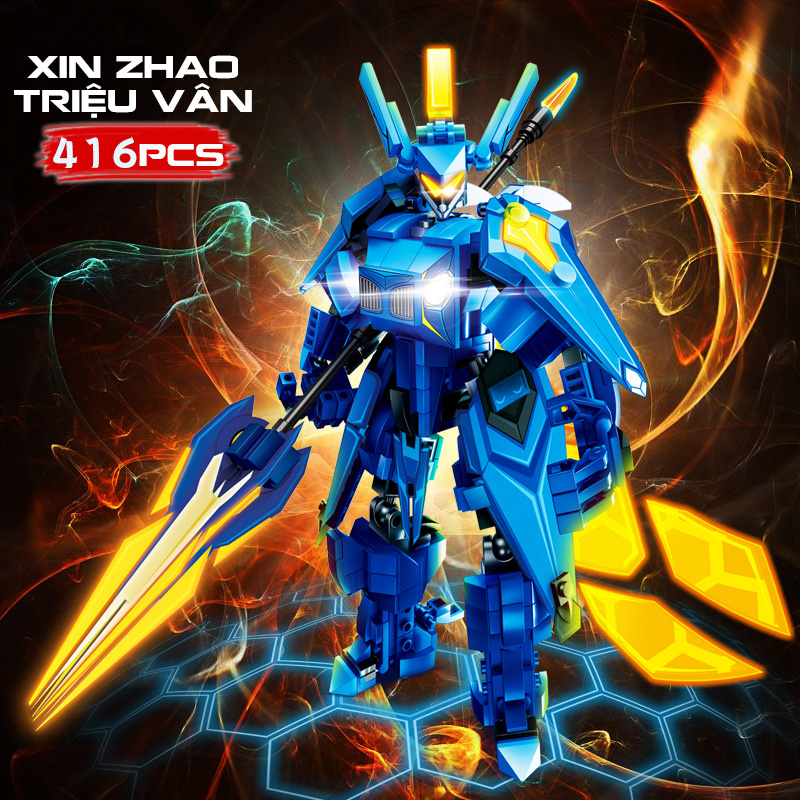 Đồ Chơi Lắp Ráp Kiểu Lego Robot Mô Hình Ngộ Không,XinZhao,Leona,Varus Trong Liên Quân Mobile OF Legend Với 500+ Chi Tiết