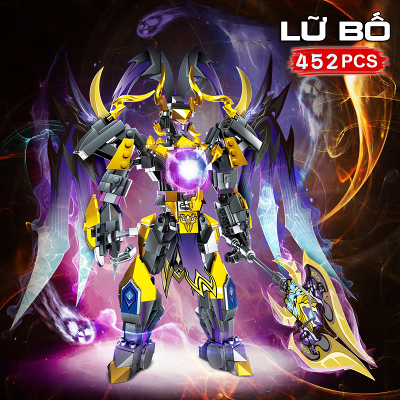 Đồ Chơi Lắp Ráp Kiểu Lego Robot Mô Hình Ngộ Không,XinZhao,Leona,Varus Trong Liên Quân Mobile OF Legend Với 500+ Chi Tiết