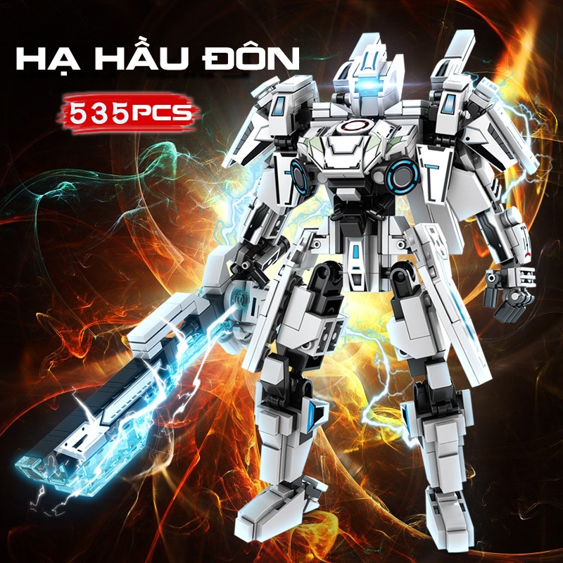 Đồ Chơi Lắp Ráp Kiểu Lego Robot Mô Hình Ngộ Không,XinZhao,Leona,Varus Trong Liên Quân Mobile OF Legend Với 500+ Chi Tiết