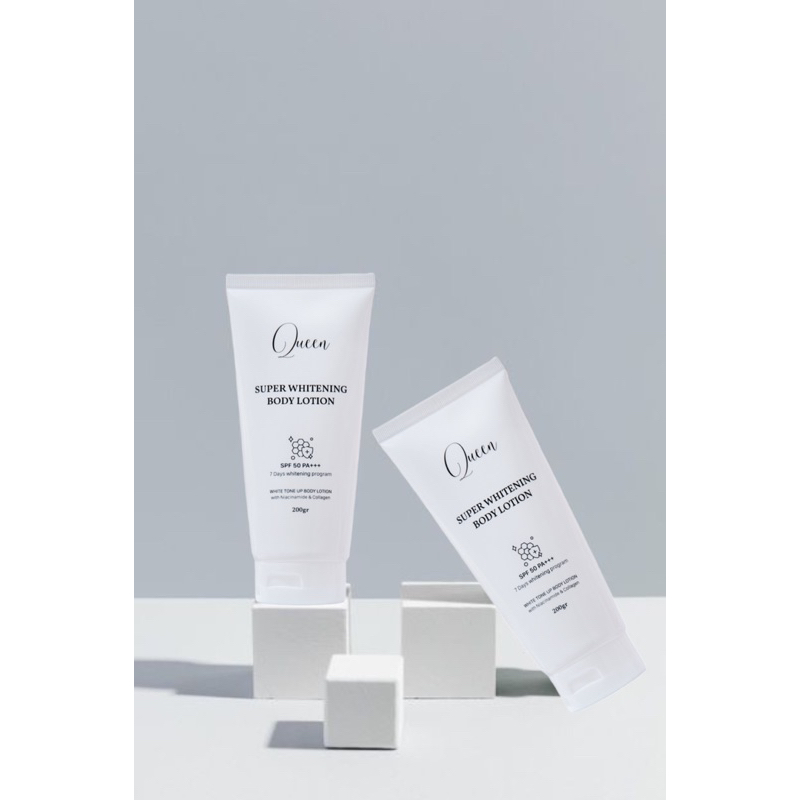 Kem Body Queen Niacinamide & Collagen Dưỡng Trắng Da Toàn Thân 200g