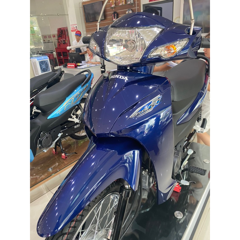 Full bộ vỏ xe ware @ chính hãng 2024 màu xanh tím - màu đen nhám 7 món