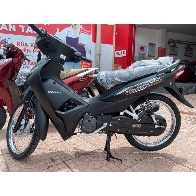 Full bộ vỏ xe ware @ chính hãng 2024 màu xanh tím - màu đen nhám 7 món