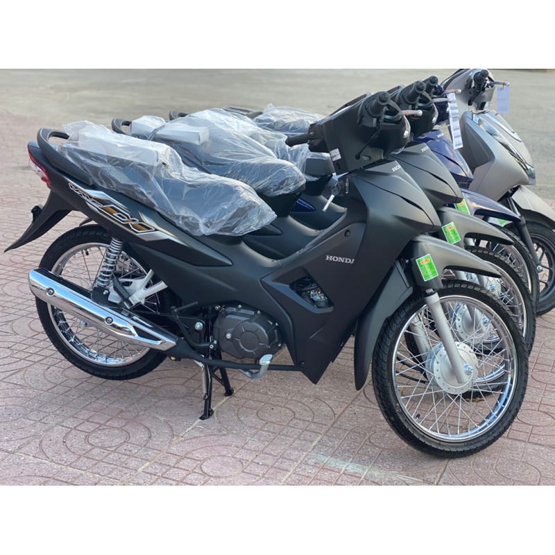 Full bộ vỏ xe ware @ chính hãng 2024 màu xanh tím - màu đen nhám 7 món