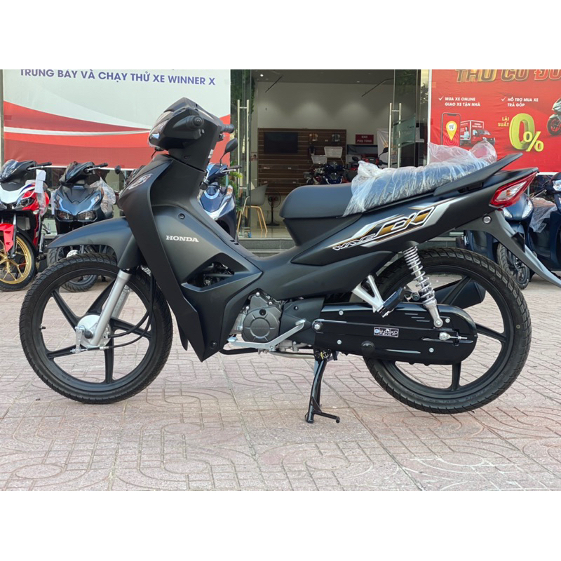 Full bộ vỏ xe ware @ chính hãng 2024 màu xanh tím - màu đen nhám 7 món