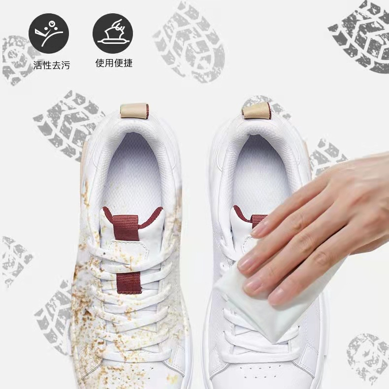 Gói 40 Tờ Khăn Giấy Ướt Lau Giày Sneaker, Giày Thể Thao Nam Nữ, Balo, Túi Xách