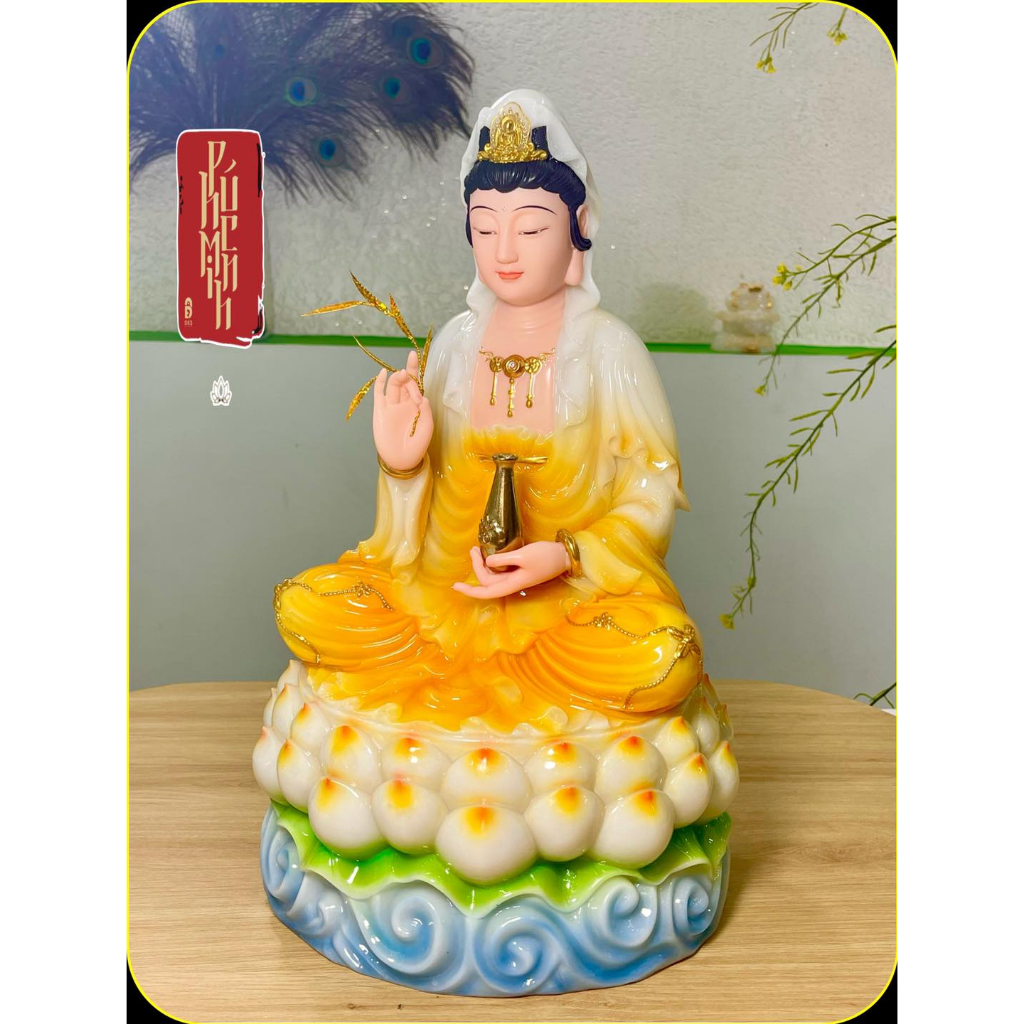 Pháp khi cành liễu phật giáo quan thế âm bồ tát bằng hợp kim