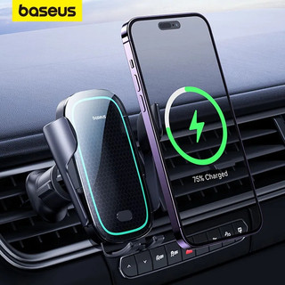 Giá đỡ điện thoại trên ô tô Baseus Milky Way Pro Electric Bracket  sạc không dây 15W