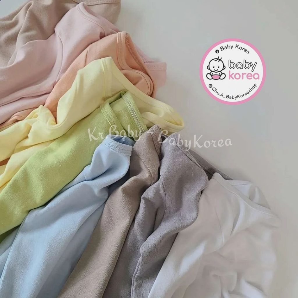 Bộ quần áo giữ nhiệt lót lông MiniCloset made in Korea màu sắc Pastel cho bé từ 8-30kg trời trang trẻ em BABYKOREA
