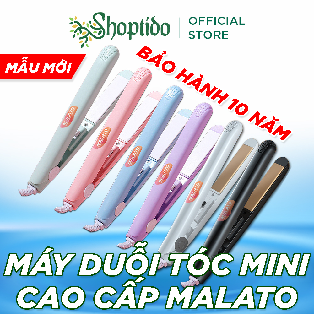 Máy duỗi tóc mini máy bấm tóc MALATO cao cấp bảo hành 10 năm 20W NCC Shoptido