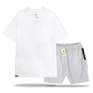 BỘ THỂ THAO NAM NGẮN TAY CHẤT LƯỢNG CAO, ÁO THUN CỔ TRÒN VÀ QUẦN SHORT THUN SPMATS08.QCT02 PIGOFASHION