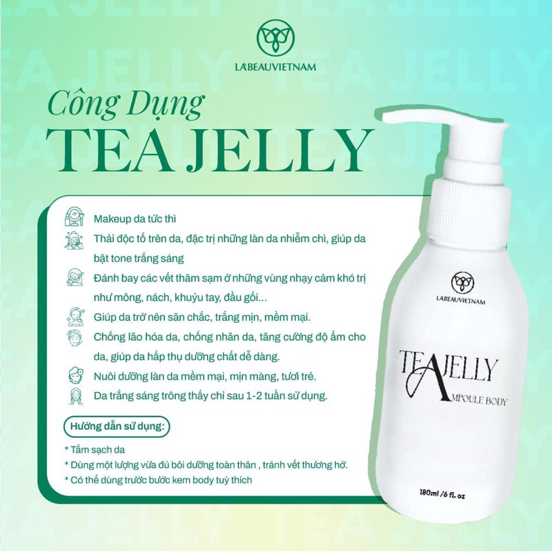 Thạch Trà Truyền Trắng Tea Jelly Ampoule Body
