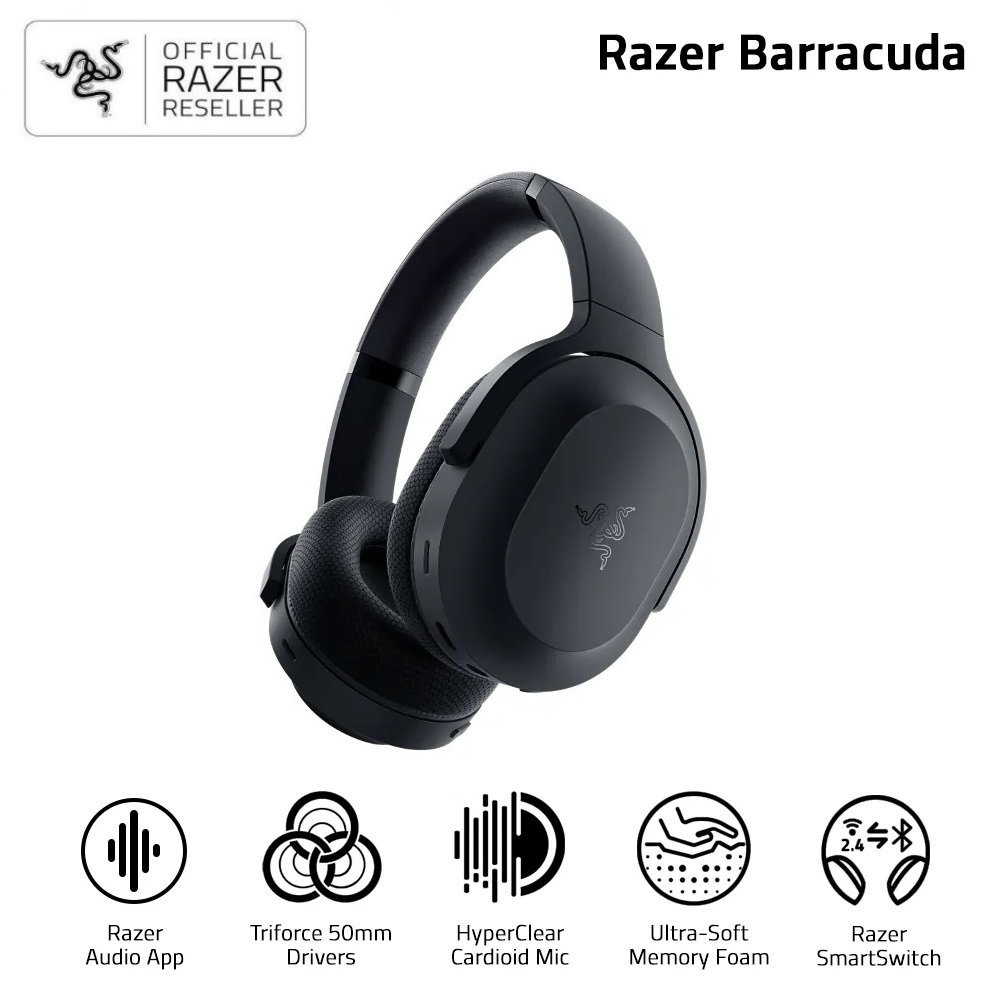 Tai nghe chơi Game Razer Barracuda - Hàng chính hãng