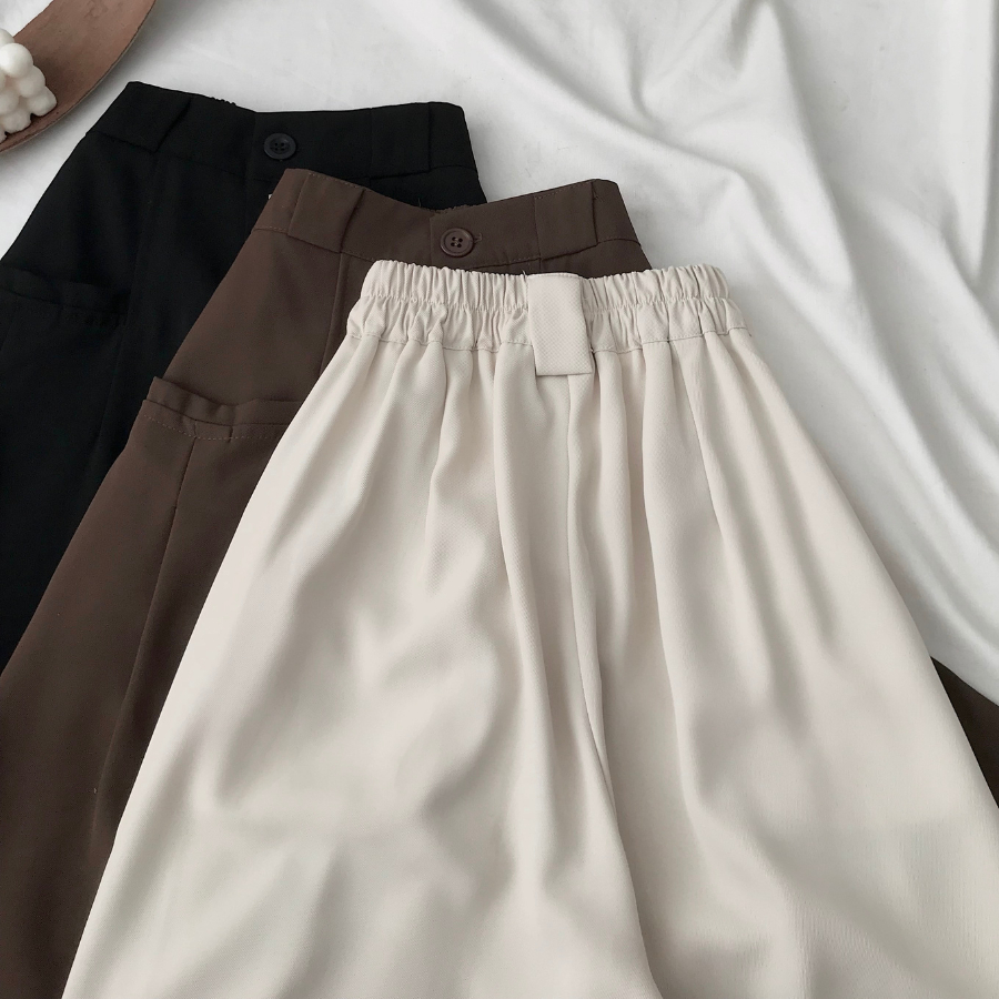 Quần vải dài ống suông nữ chất vải tây chéo mịn CONI 2995 - Jemcloset