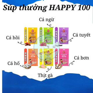 Súp thưởng cho mèo túi 5 ống 70g Happy 100