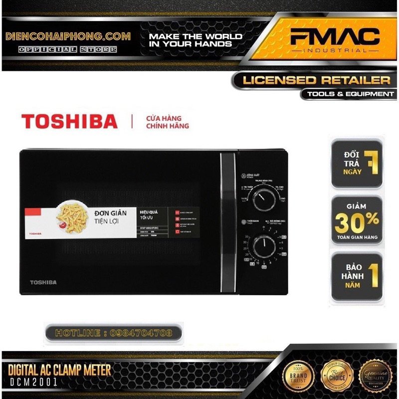 Lò vi sóng Toshiba MWP-MM20P 20 lít