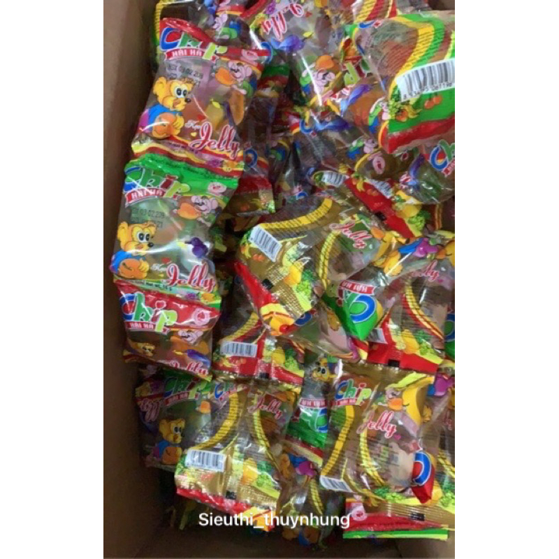 Dây 10 Gói Kẹo Jelly Chip Hải Hà gói 16g