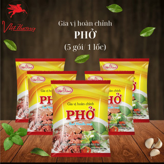 [5 gói] Gia vị hoàn chỉnh PHỞ BÒ VIỆT KHANH (500g)