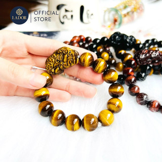 Vòng tay đá thạch anh mắt hổ đủ màu có Tỳ Hưu - Tặng kèm hộp đựng trang sức Lador Jewelry