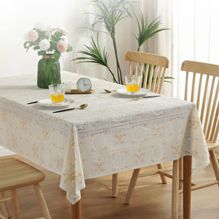 Khăn Trải Bàn PVC Cao Cấp Decor Bàn Ăn, Bàn Trà, Bàn Tiệc Họa Tiết Hoa Chống Thấm, Dễ Lau Chùi