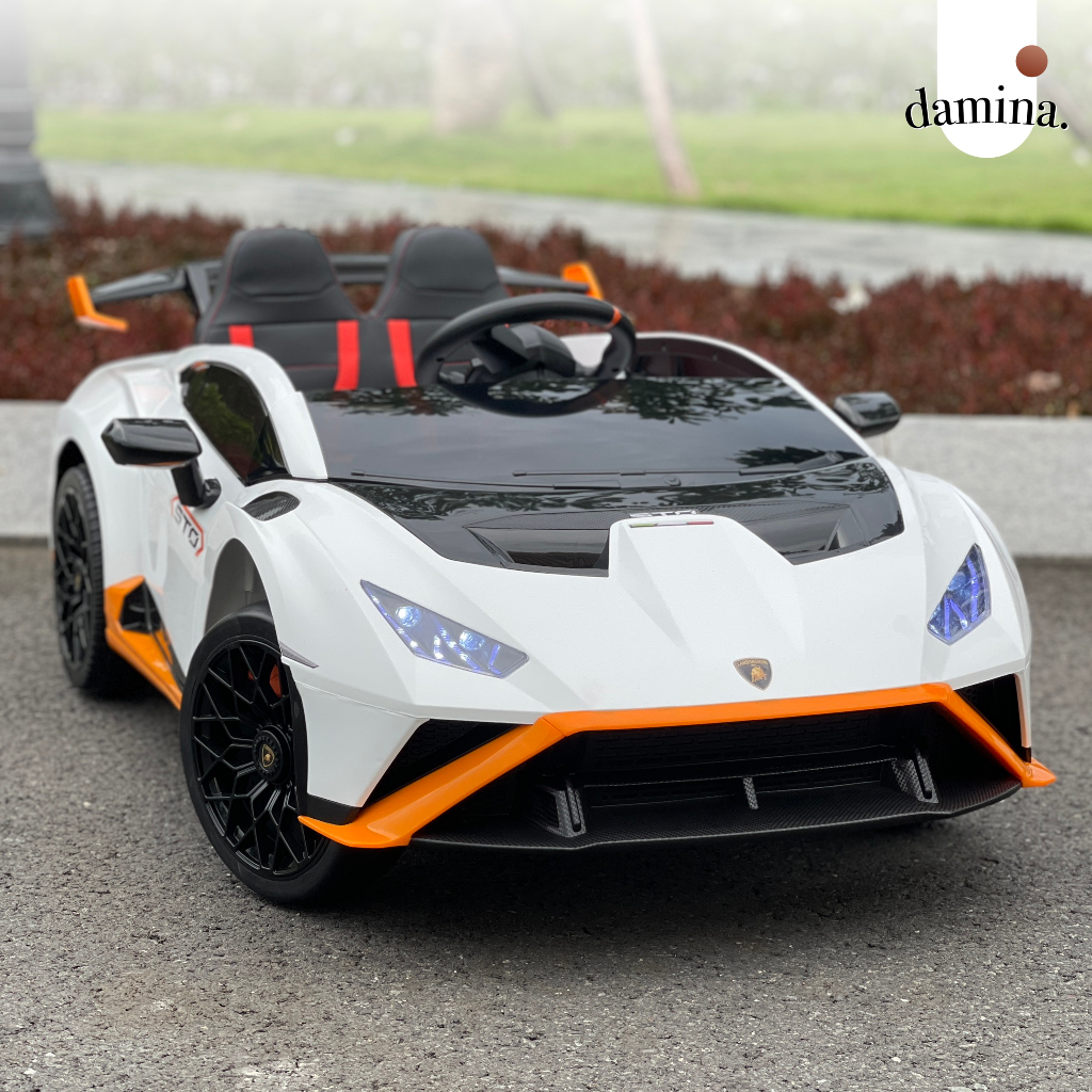 Xe ô tô điện trẻ em 2 chỗ Drift Lamborghini SMT555 | Tải trọng 40KG | Bản quyền chính hãng | Drif | Damina