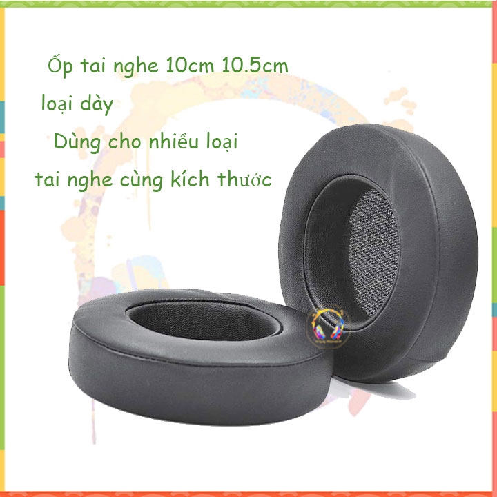1 đôi đệm tai nghe 10cm 10.5cm dày hàng chất lượng