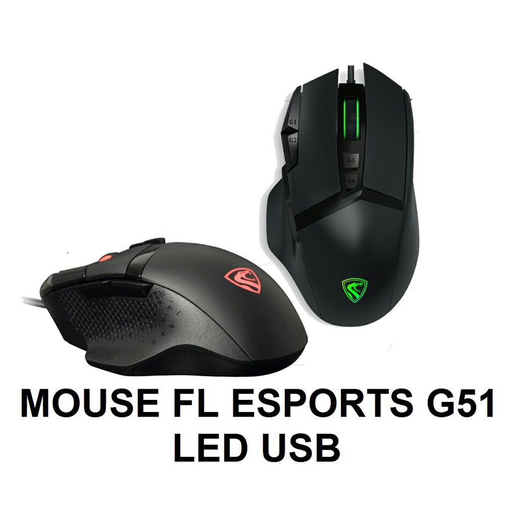 Chuột Game Fl-Esport G51 Led Biểu Tượng Rắn- Hàng Chính Hãng, Full Box