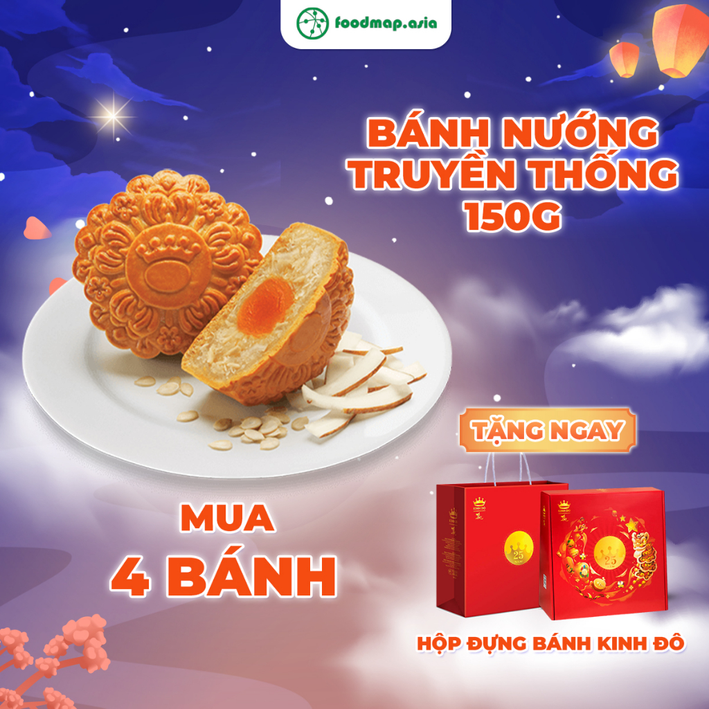 Bánh Trung Thu Kinh Đô - Bánh Nướng Truyền Thống 150G - FoodMap
