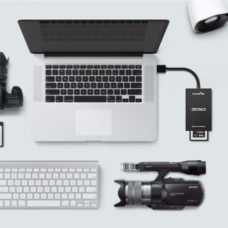 Đầu đọc thẻ XQD Rocketek chuẩn USB 3.0