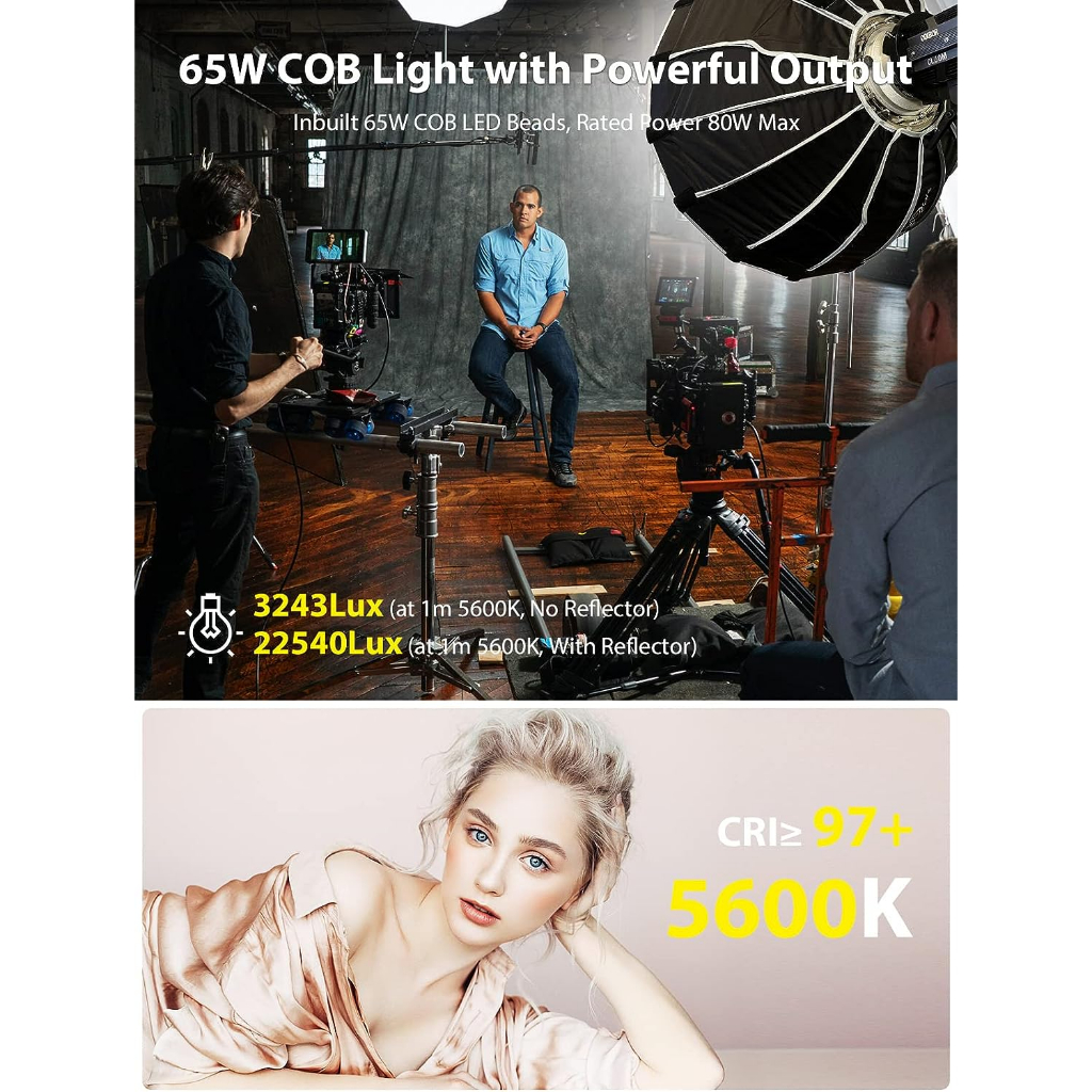 COLBOR CL60M  LED DayLight Video Light - Đèn Led Studio Chuyên Nghiệp - Hàng Chính Hãng / Bảo Hành 12 Tháng