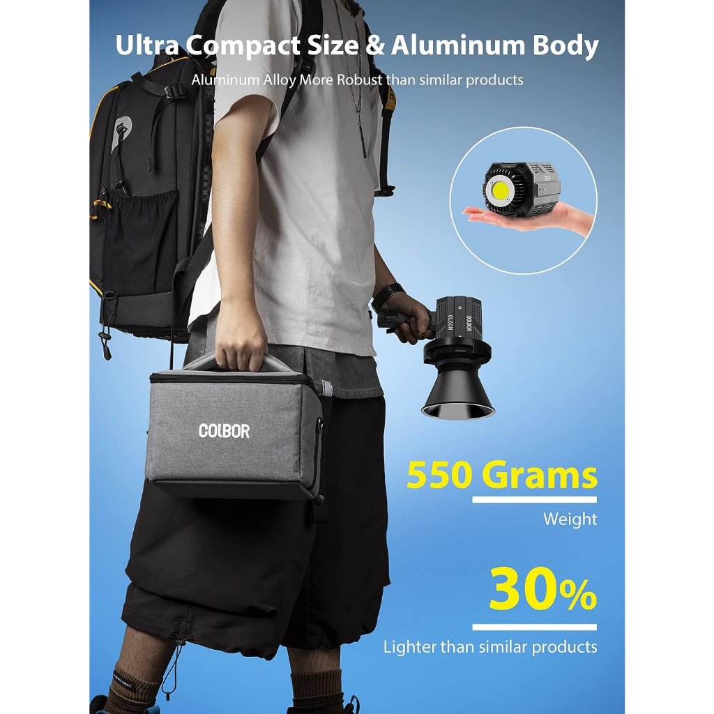 COLBOR CL60M  LED DayLight Video Light - Đèn Led Studio Chuyên Nghiệp - Hàng Chính Hãng / Bảo Hành 12 Tháng