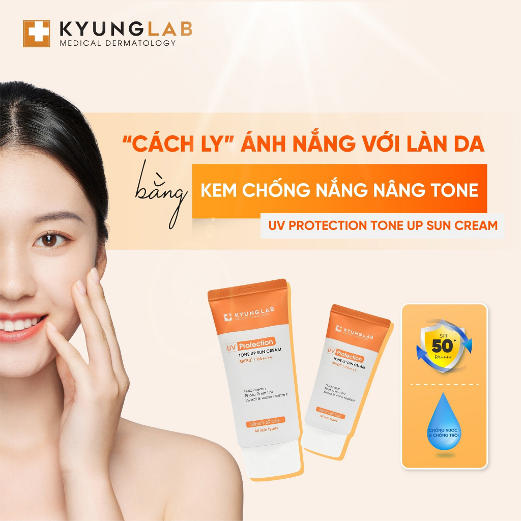 Kem Chống Nắng Nâng Tone Cho Da Dầu Mụn KyungLab UV Protection Tone Up Sun Cream 50ml