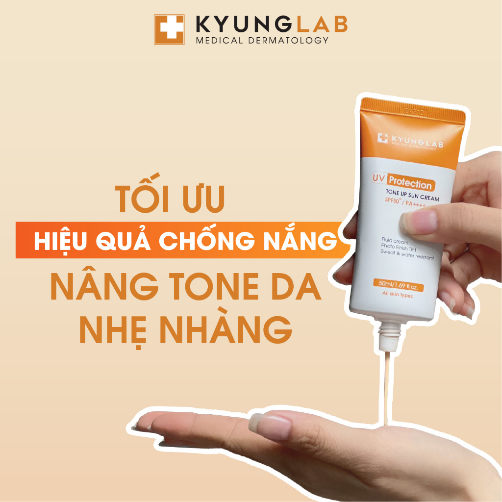 Kem Chống Nắng Nâng Tone Cho Da Dầu Mụn KyungLab UV Protection Tone Up Sun Cream 50ml