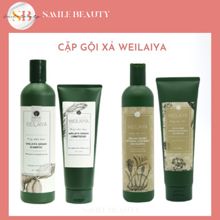 Cặp dầu gội xả gừng trắng kích mọc tóc Weilaiya Ginger