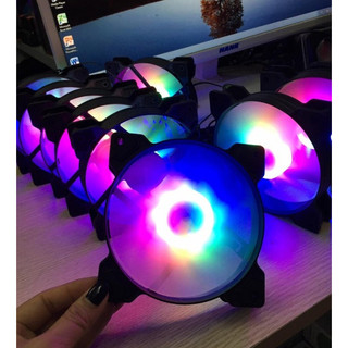 Fan case led RGB cắm trực tiếp nguồn 12cm