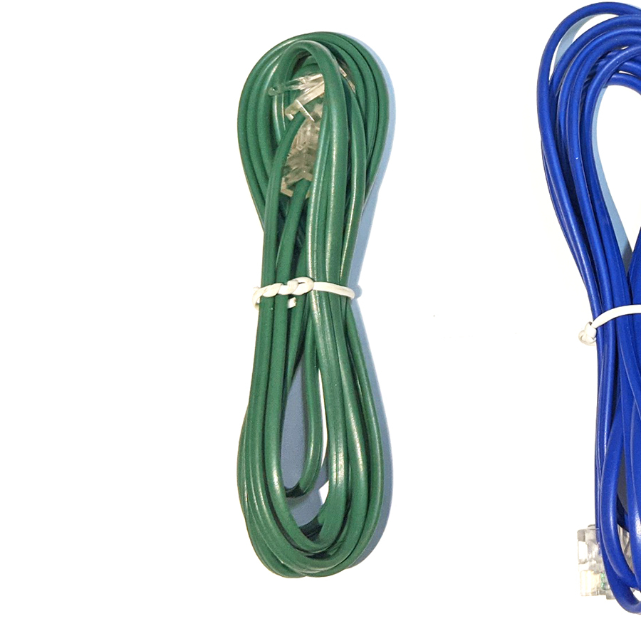 Dây line dây nguồn 1,5-2m có 2 jack cắm nối giữa 2 máy điện thoại cố định hay nối từ ổ cắm trên tường. LKLINE2M