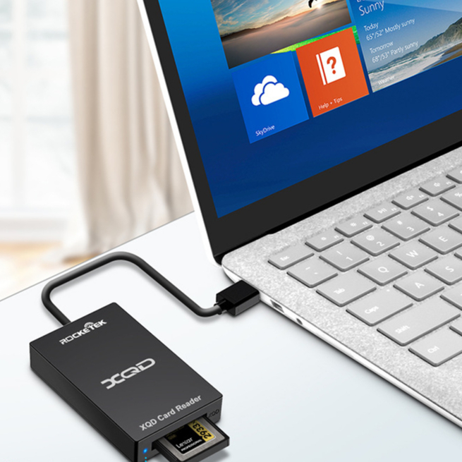 Đầu đọc thẻ XQD Rocketek chuẩn USB 3.0