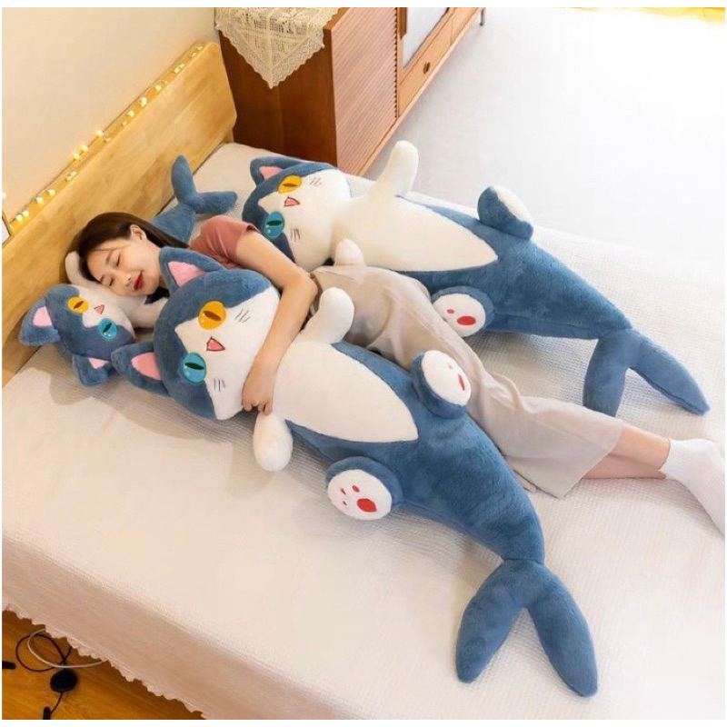 Gấu bông mèo , cá mập mèo cute hottrend nhất size 85cm