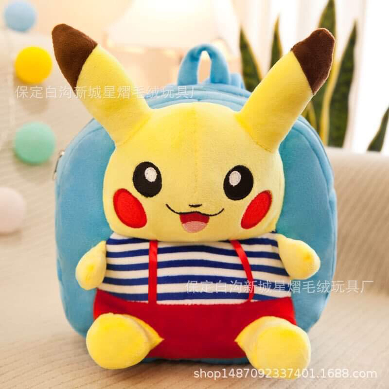 Balo mầm non mẫu giáo, balo thú bông trẻ em cho bé trai bé bái đi học đi chơi cực dễ thương từ 0-4 tuổi