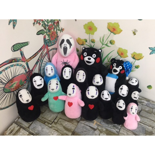 Gấu Bông Búp Bê Ma Vô Diện Màu Hồng cute