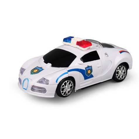 Đồ chơi xe ô tô cảnh sát biến hình Robot