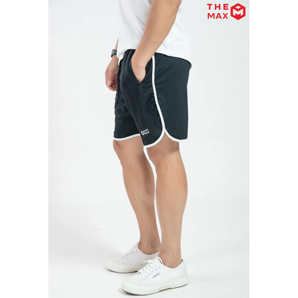 Quần Short Thun Thể Thao Viền Trắng Unisex Sportslink